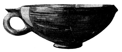 Глиняная поливная чаша. Музей в Коринфе. XI в.