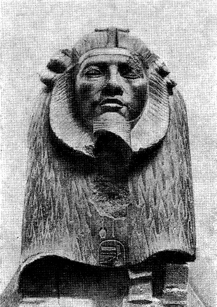 Голова Танисского сфинкса. Портретное изображение Аменемхета III. Среднее Царство. Каирский музей