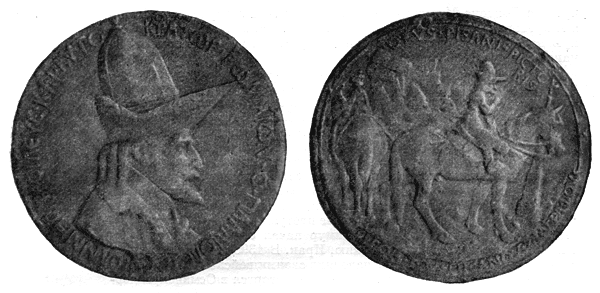  Антонио Пизано. Медаль с изображением Иоанна VIII палеолога. Бронза. 1438 г. Государственный Эрмитаж