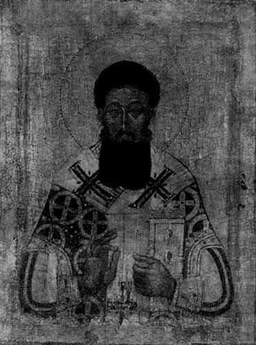 Григорий Палама. Икона. XV в. Гос. музей изобраз. искусств. Москва