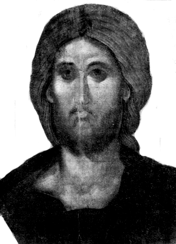Христос-Пантократор. Икона. Деталь. 1363 г. Государственный Эрмитаж.