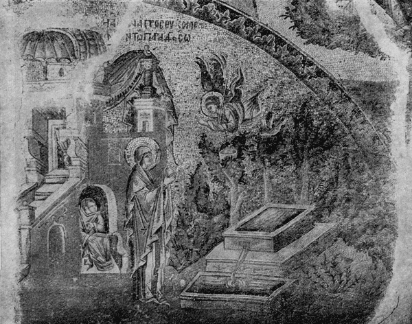 Моление Анны. Кахриэ-Джами. Мозаика. XIV в.