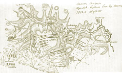Кроки позиции у дер. Бородино, составленные 25 августа 1812 года