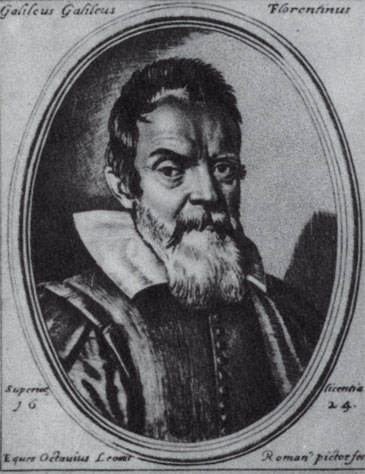 Галилео Галилей. Гравюра О. Леони, 1624 г.