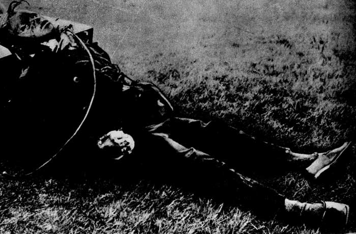 Молодой рабочий, зверски убитый немецкими фашистами. 1933 г. 