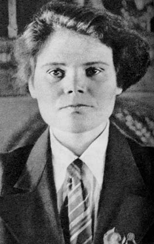 Колхозница Мария Демченко. 1935 г.