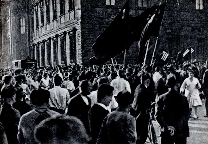 Демонстрации трудящихся Берлина против фашизма. 1932 г. 