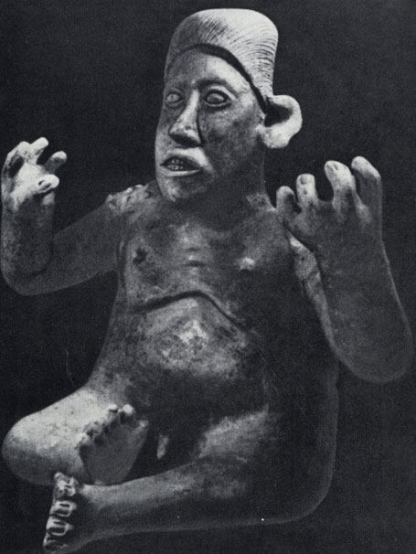 Говорящий. Глиняная статуэтка. Культура Северо-Запада