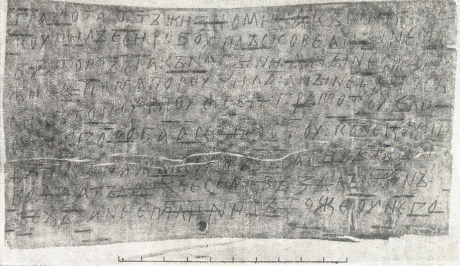 Грамота № 109. письмо от Жизномира к Микуле, повествуюшее о судебном разбирательстве начала XII века