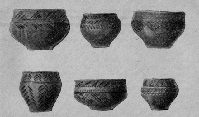 Посуда, сделанная тазабагъябцами, племенами бронзового века