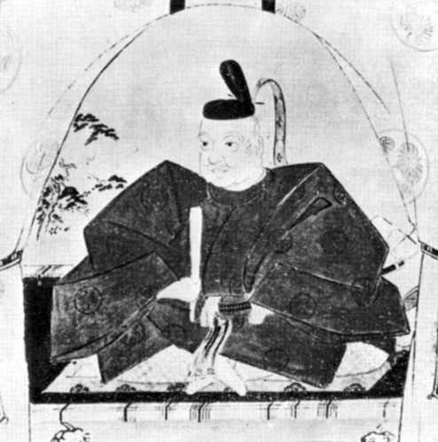 Посмертный портрет Токугава Иэясу (фрагмент). (Храм Риннодзи, Никко)