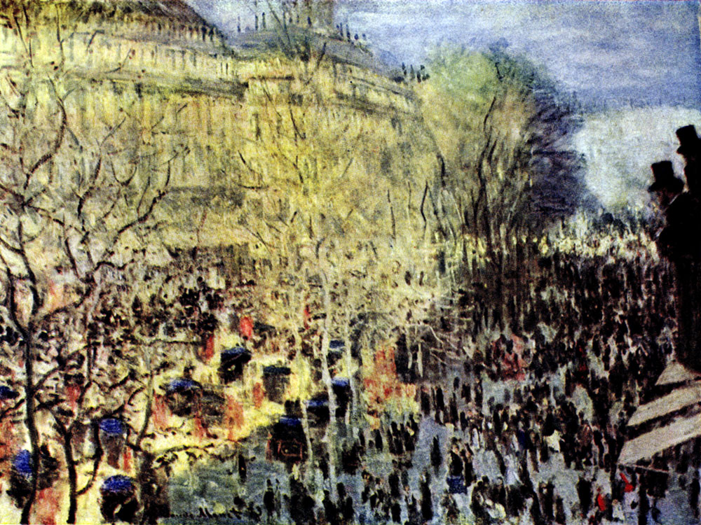 Бульвар Капуцинок в Париже. К. Моне. 1873 г.