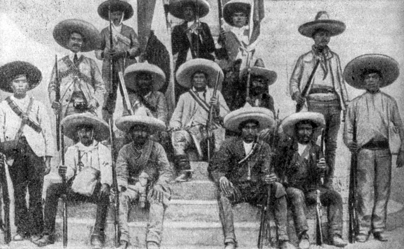 Франсиско Вилья и его соратники. Фотография. 1913 г.