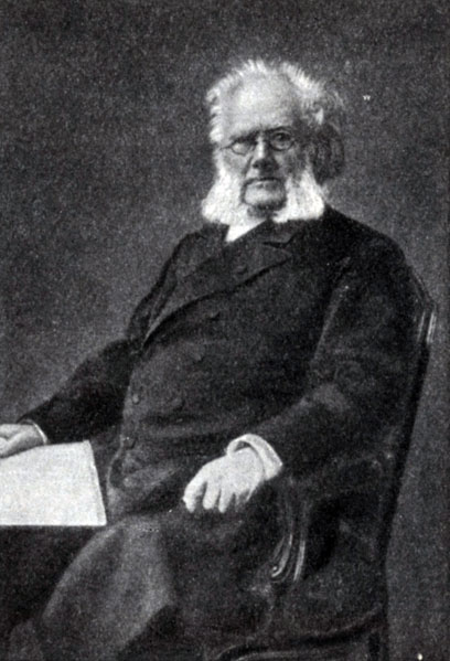 Генрик Ибсен. Фотография. 1900 г.