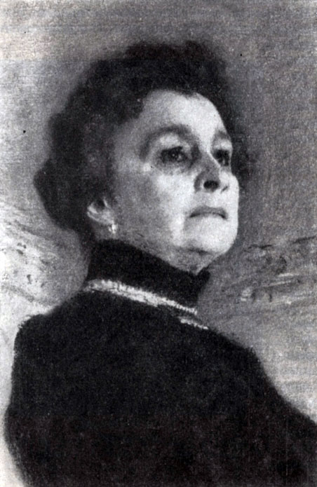 М. Н. Ермолова. Портрет работы В. А. Серова (фрагмент). 1905 г.