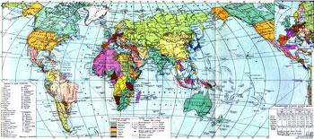 Карта мира накануне мировой империалистической войны