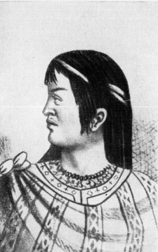 Портрет Куаутемока (копия XIX в. с миниатюры неизвестного художника)