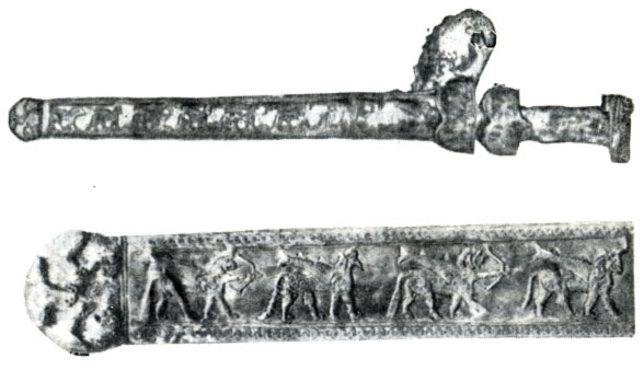 Ассирийский меч из скифского кургана у станицы Келермесской на Кубани 