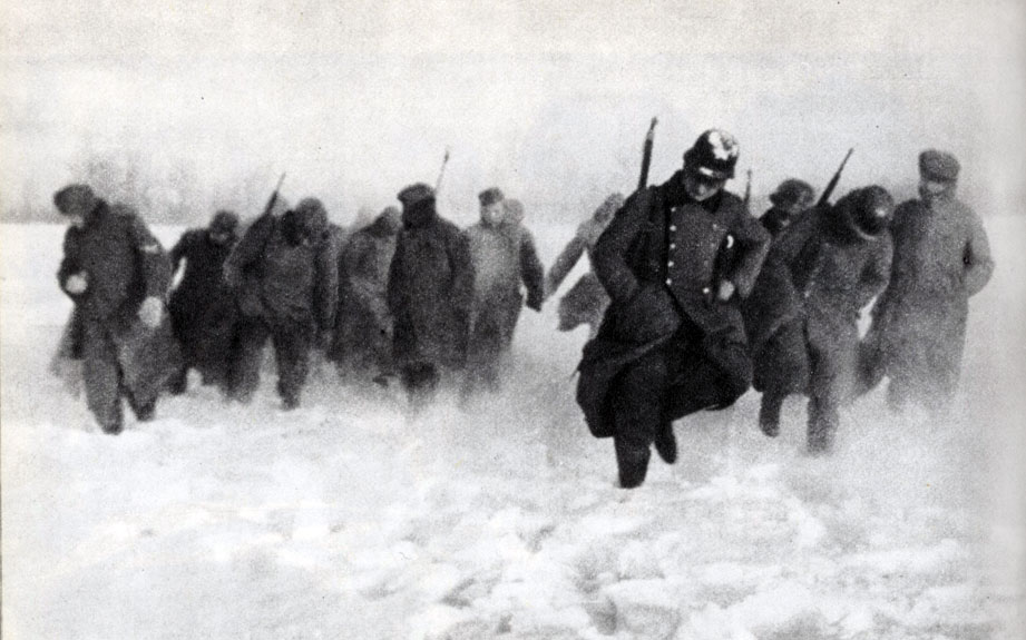 'Отступление гитлеровской армии под Москвой. Декабрь 1941  г'