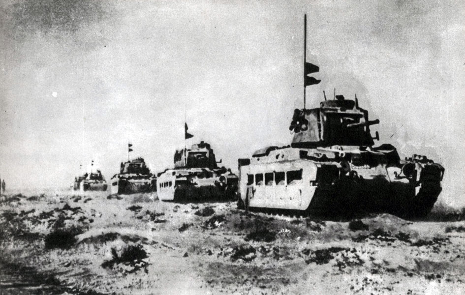 'Английские танки в Северной Африке. Ноябрь 1941 г.'