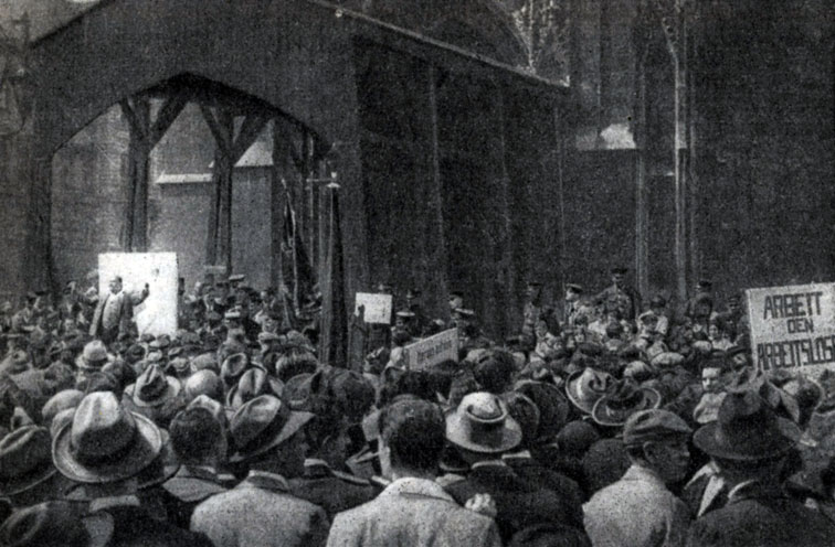 Первомайский митинг в Вене. Фотография. 1922 г.