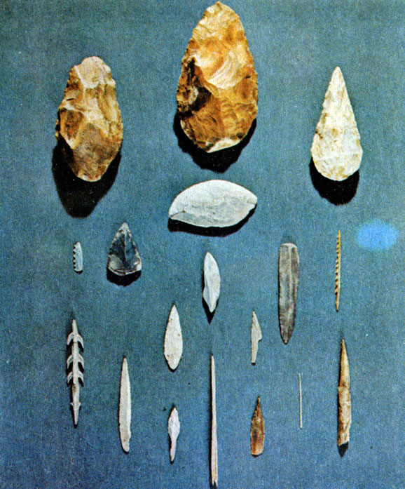 Орудия труда и инструменты эпохи палеолита