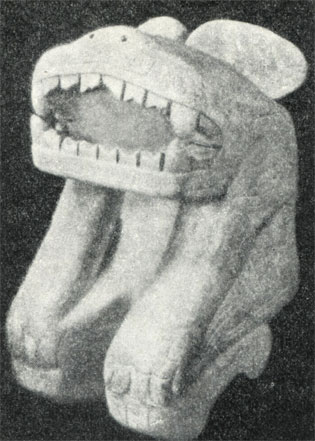 Мраморная скульптура тигра. Из раскопок под Анъяном. Период. Шан (Инь). II тысячелетие до н. э