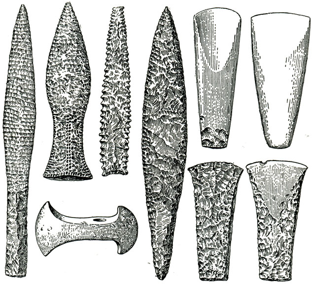 Неолитические орудия из Скандинавии