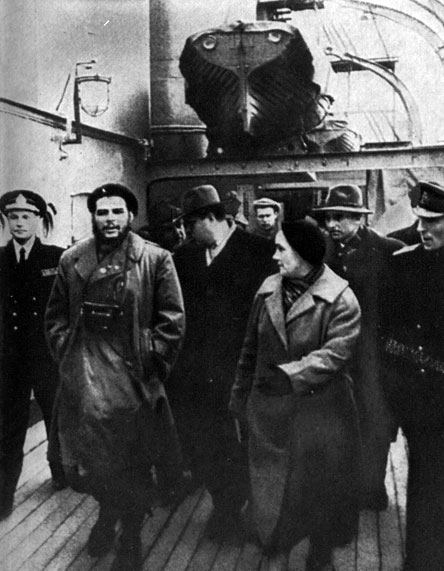 В Ленинграде, на крейсере 'Аврора'. 1960 год