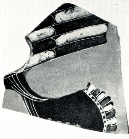 1. Фрагмент стенки сосуда с изображением петуха (Березань)