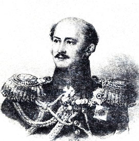 А. X. Бенкендорф. Акварель П. Соколова. 1835 г.