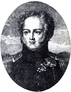 Александр I. Гравюра с оригинала Жерара. 1815 г.