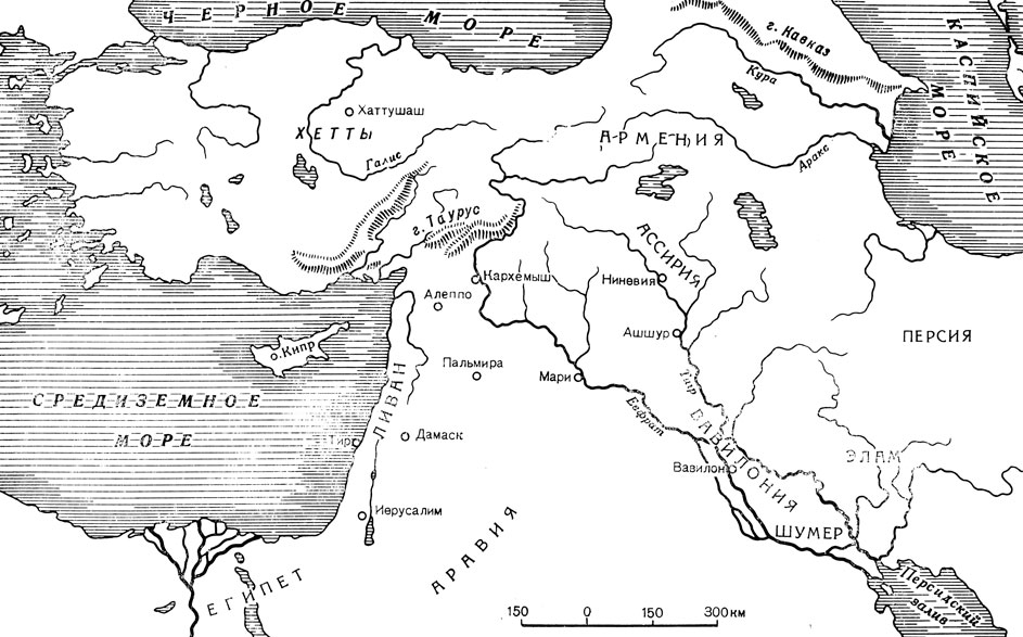 Карта Древнего Востока