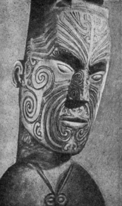 Статуя вождя маори (Новая Зеландия)