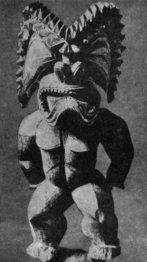 Деревянная храмовая скульптура (Гавайский архипелаг)