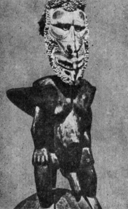 Статуя 'божественного предка' (Меланезия)