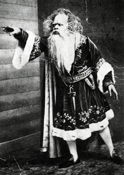 Айра Олдридж в роли короля Аира. 1858. Фотография. АГМТМИ
