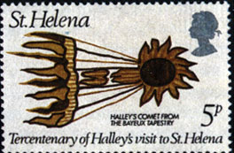 Первые в мире марки, посвященные Г аллею и комете, названной его именем, появились только в 1977 году