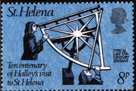 Первые в мире марки, посвященные Г аллею и комете, названной его именем, появились только в 1977 году