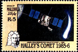 В советской программе исследования кометы Галлея принято участие 9 стан
