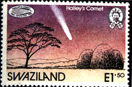 Отдельная тема 'кометной' филателии - природа земного шара