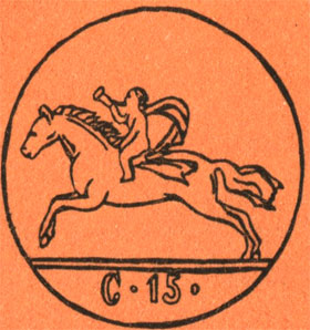 Сардинский штемпелеванный конверт 1818-1819 годов