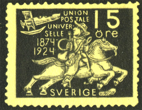 В честь Всемирного почтового союза в разных странах выпущено много марок