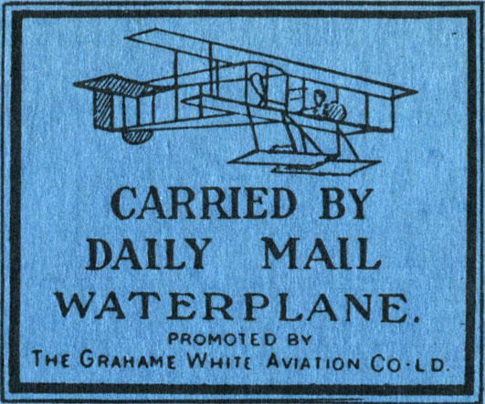 Штемпели авиапочты рассказывают о том, как выглядели первые почтовые самолеты