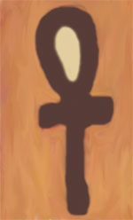 Анкх - символ вечной жизни.