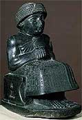 Статуя Гудея, принца Лагаши. Нео-Шумерский период (в промежутке 2125-2110 до н.э.)