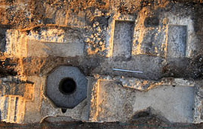 Византийский давильный аппарат, вид сверху