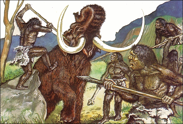 Неандертальцы на охоте