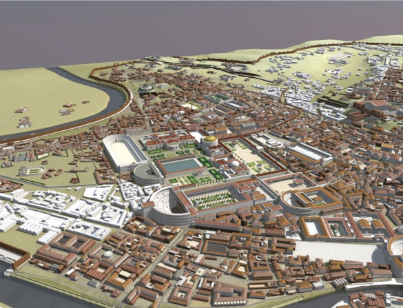 В Британии создали 3D-модель древнего Рима