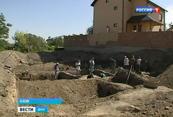 Археологи обнаружили в Азове захоронение с человеческим жертвоприношением